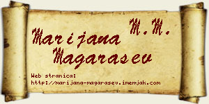 Marijana Magarašev vizit kartica